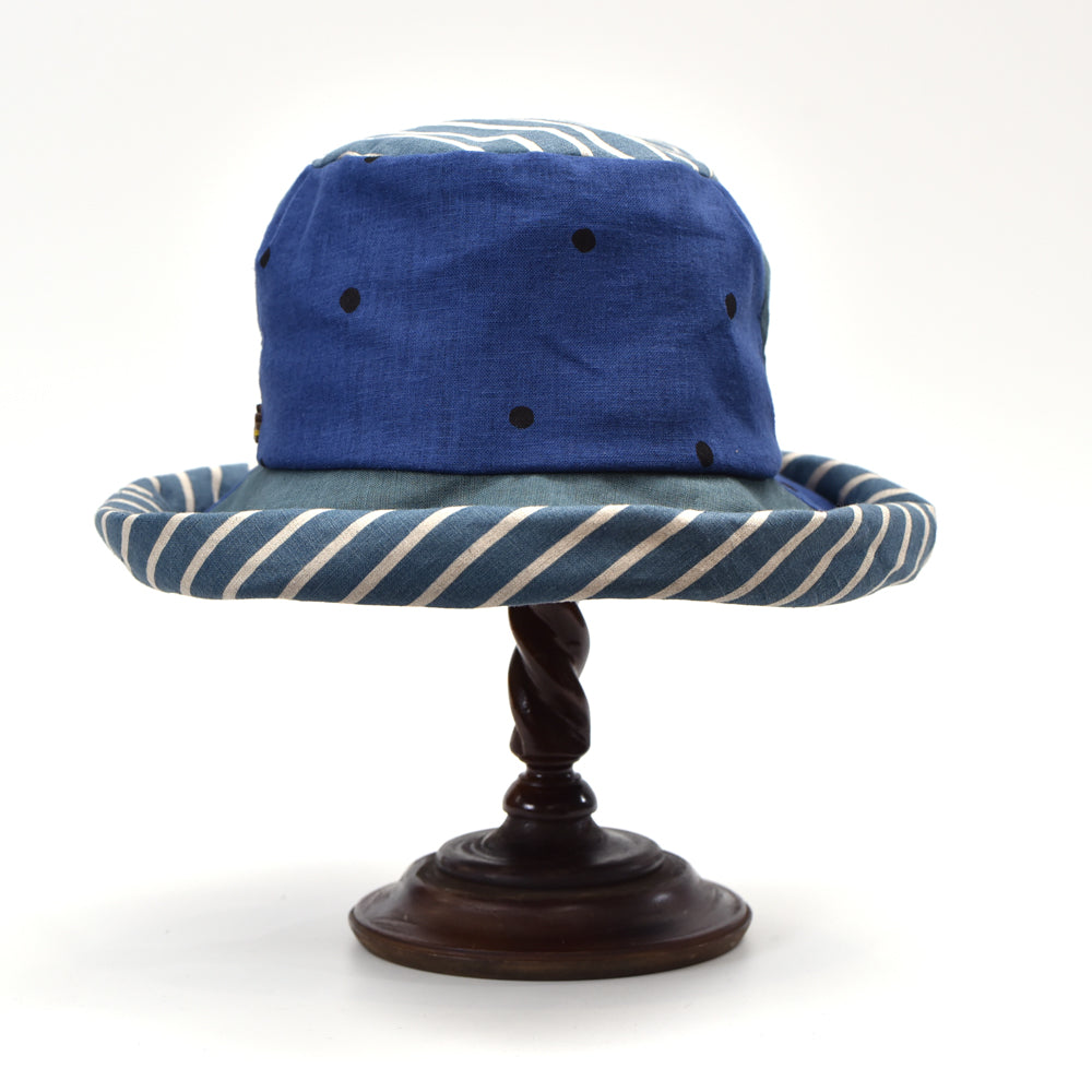 ぷくりハットパッチリネン