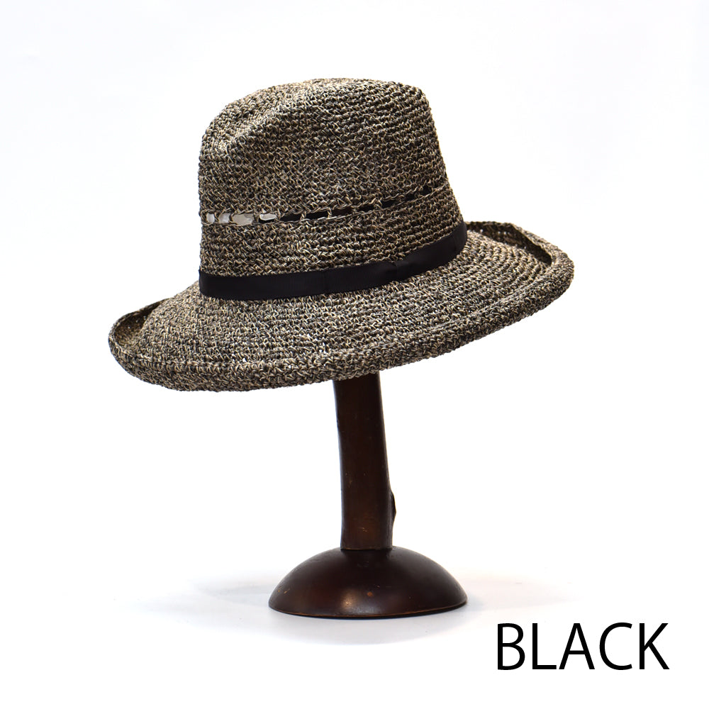 和紙と麻のハット
