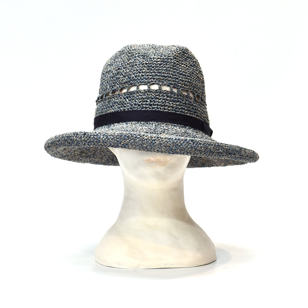 和紙と麻のハット