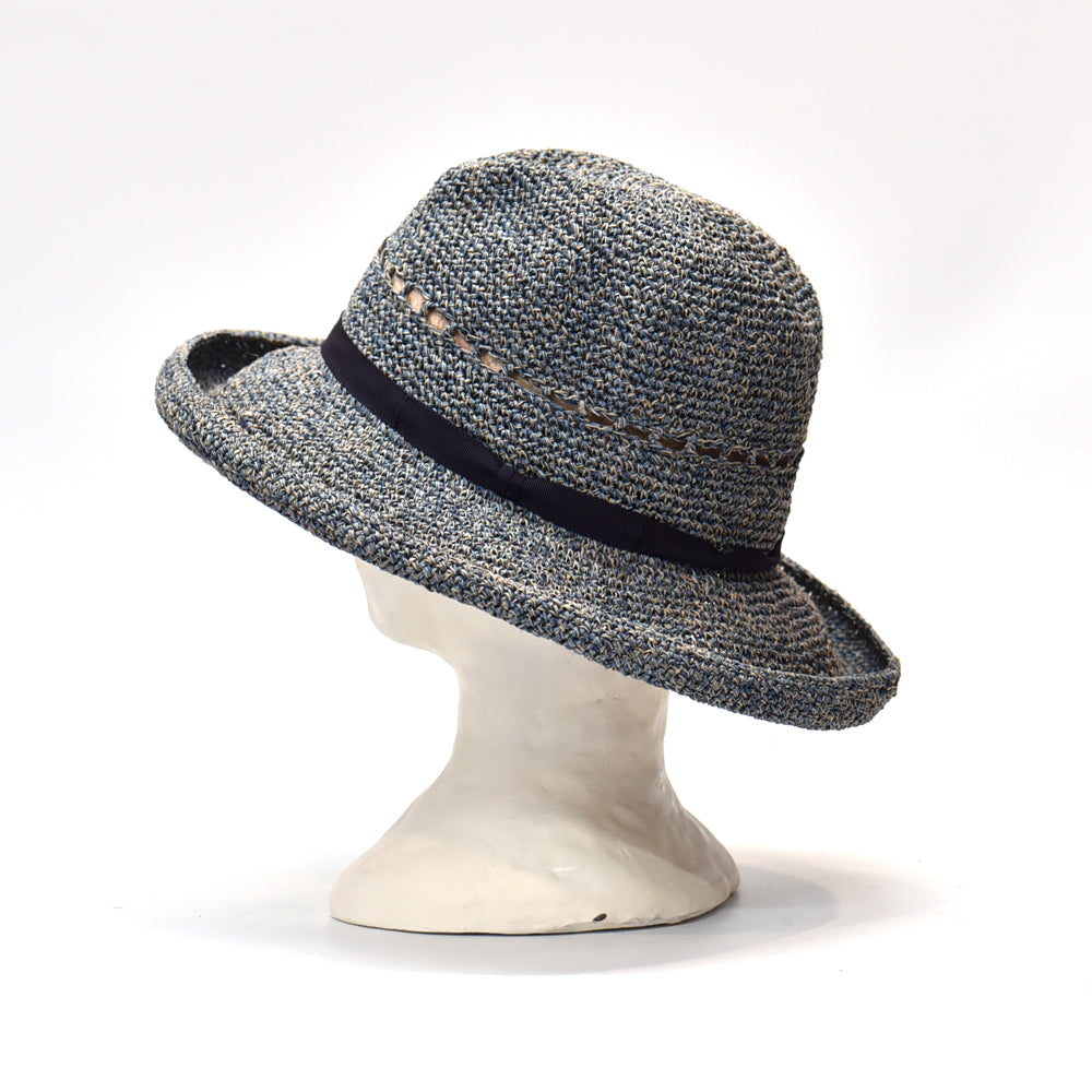 和紙と麻のハット