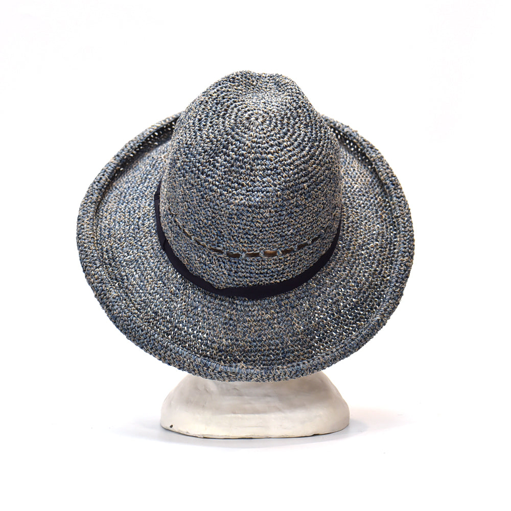 和紙と麻のハット