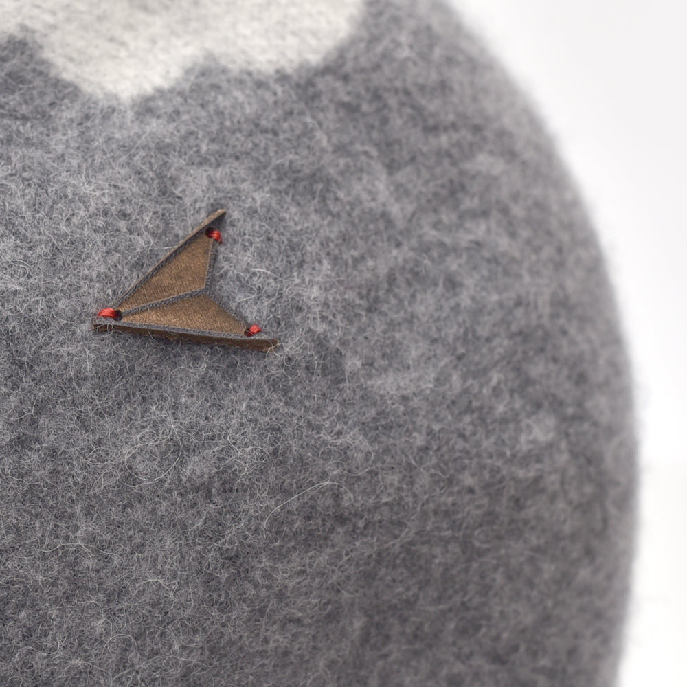 雲と紙ひこうきのベレー