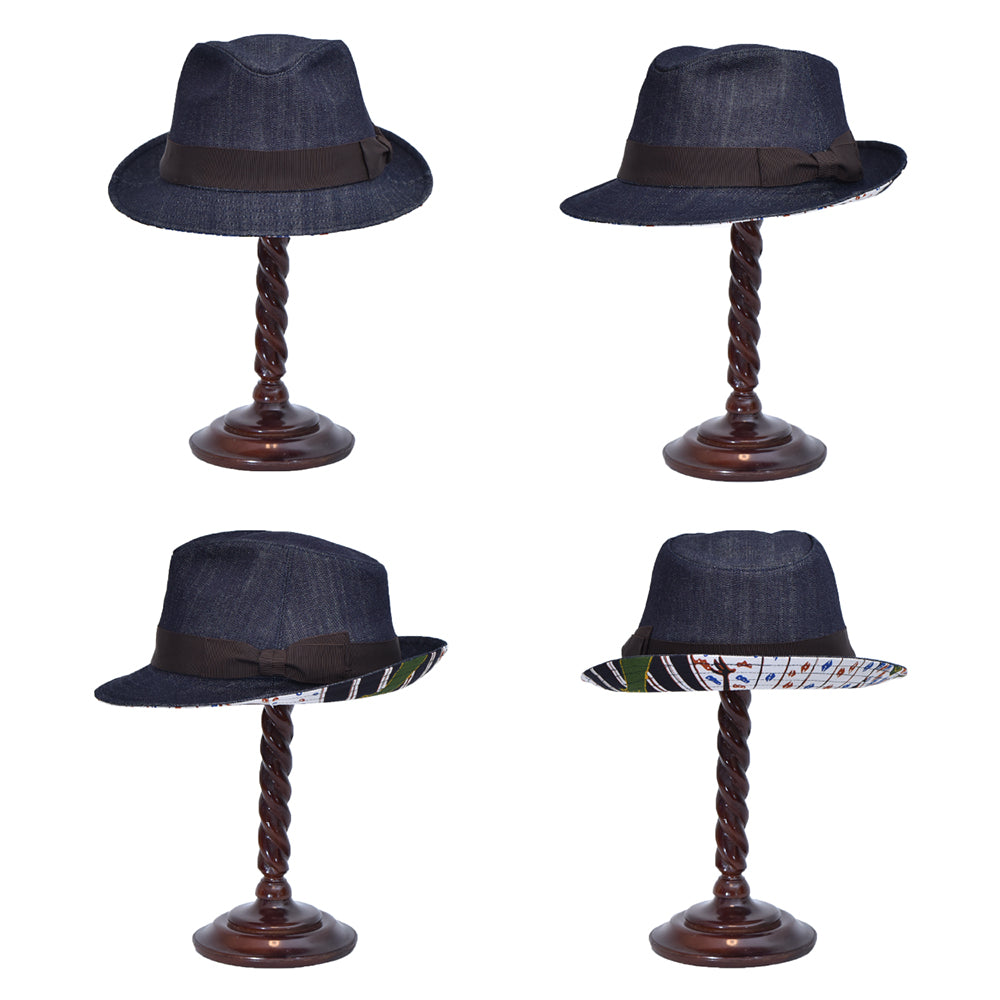 Denim hat batik-2