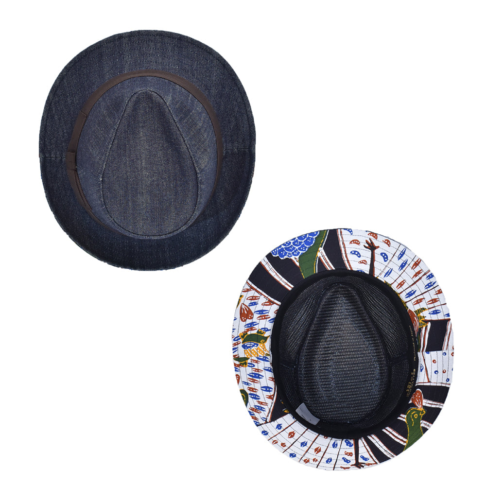 Denim hat batik-2