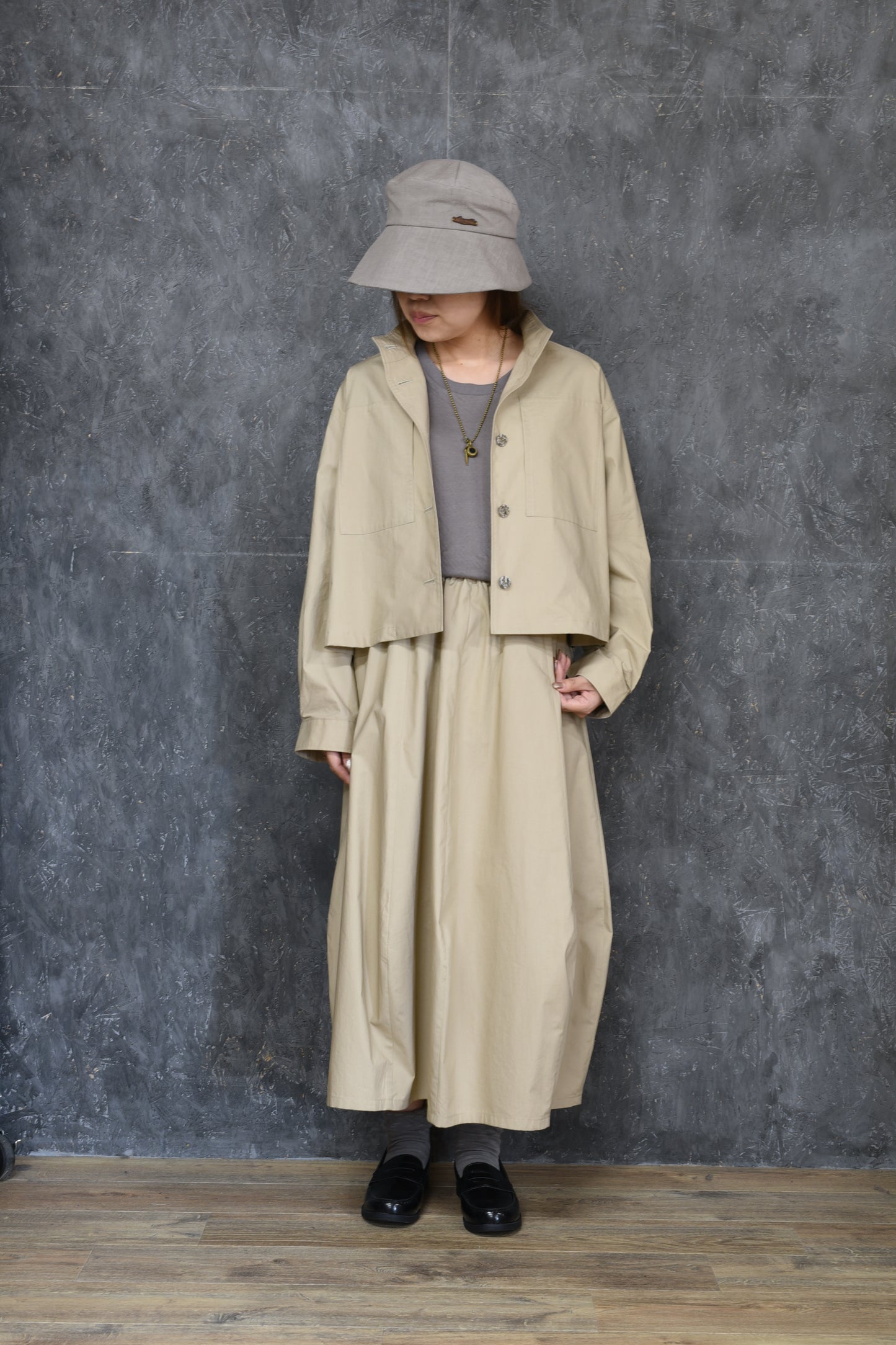 バルーンスカート ベージュ