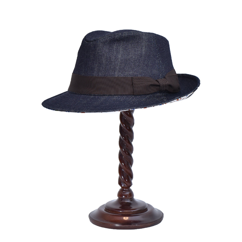 Denim hat batik-2