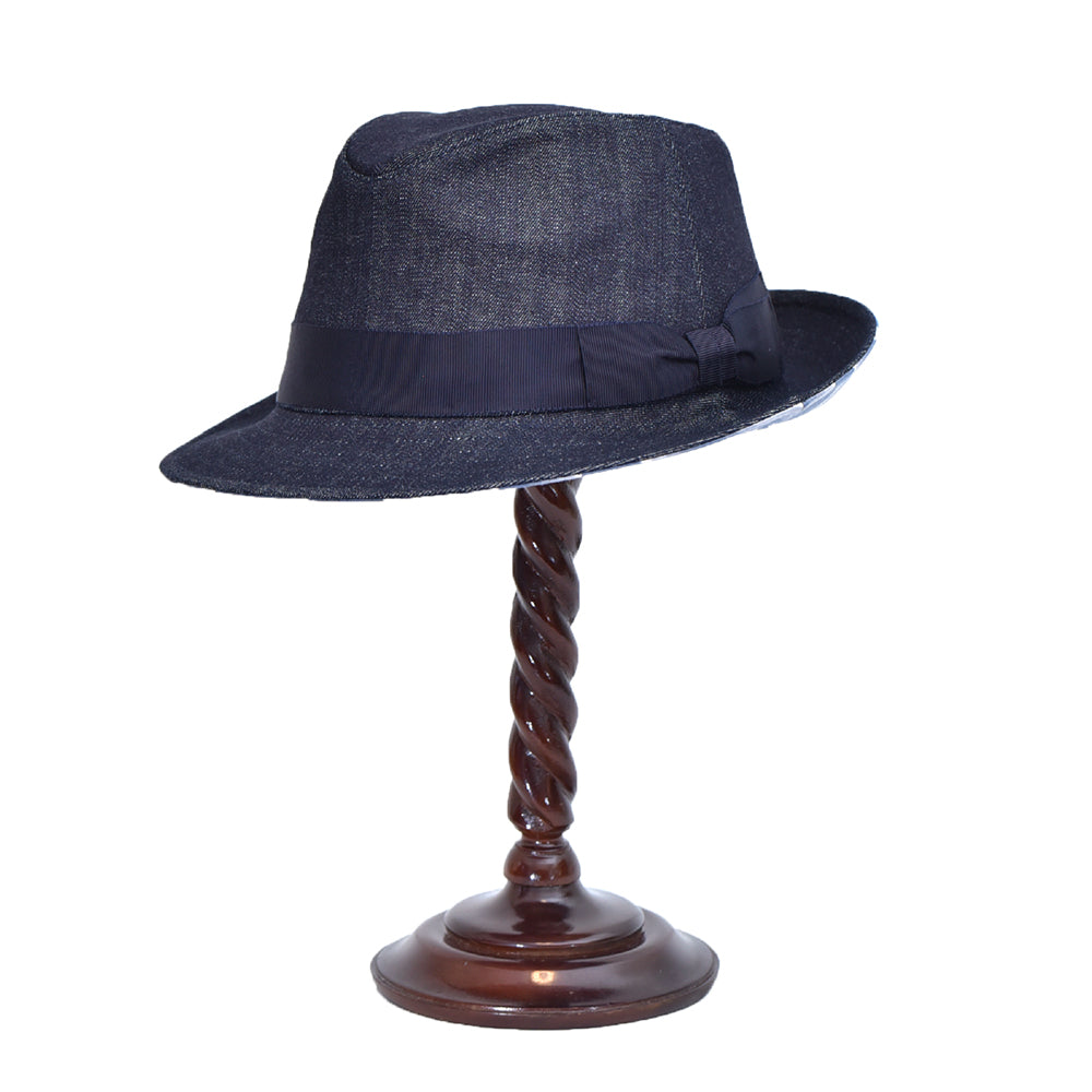 Denim hat batik-1