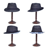Denim hat batik-1