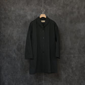 ショールカラーコート　チャコール