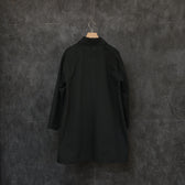 ショールカラーコート　チャコール