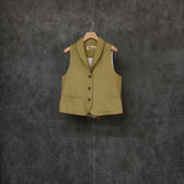 ショールカラーベスト ベージュ