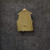 ショールカラーベスト ベージュ