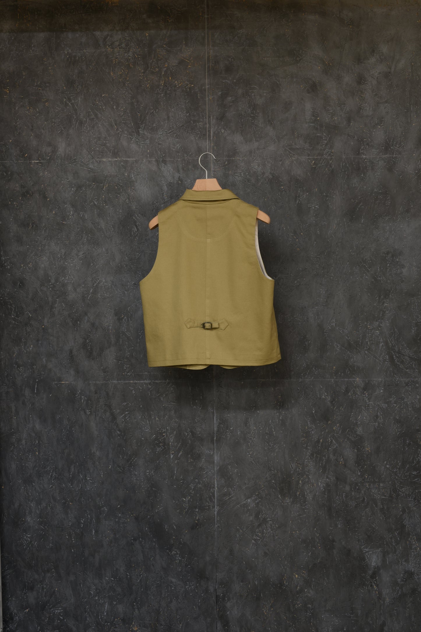 ショールカラーベスト ベージュ