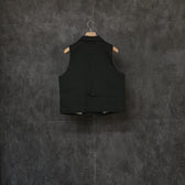 ショールカラーベスト チャコール