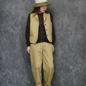 ショールカラーベスト ベージュ